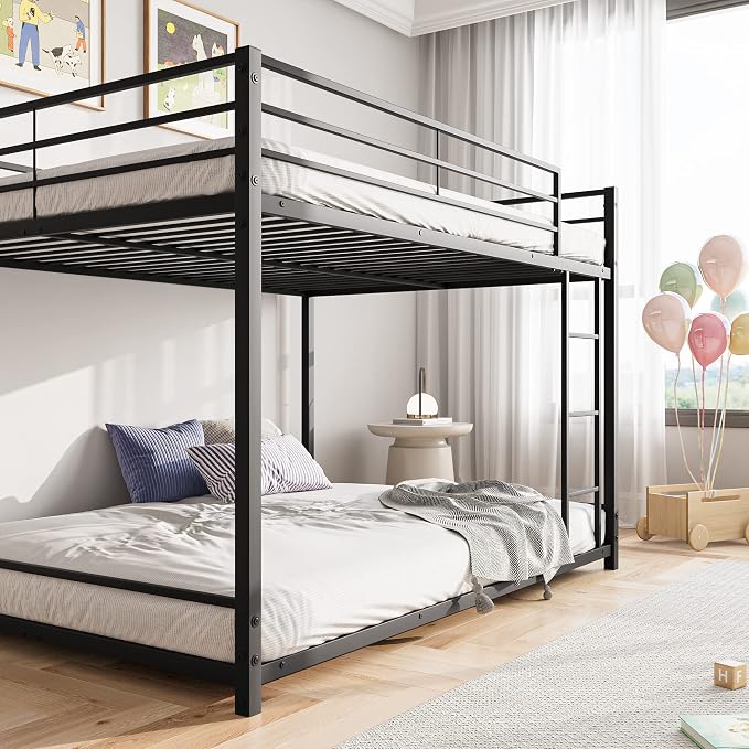 Full Over Full Metal Bunk Bed Frame