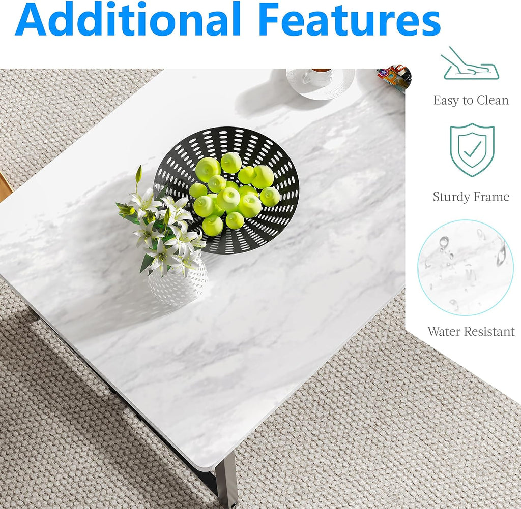Rectangular Coffee Table with Storage