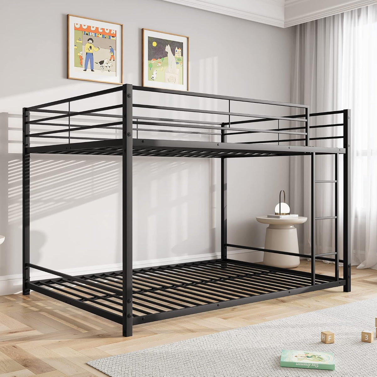 Full Over Full Metal Bunk Bed Frame