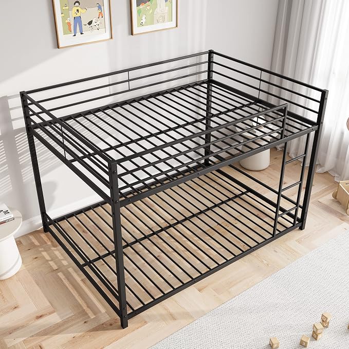 Full Over Full Metal Bunk Bed Frame