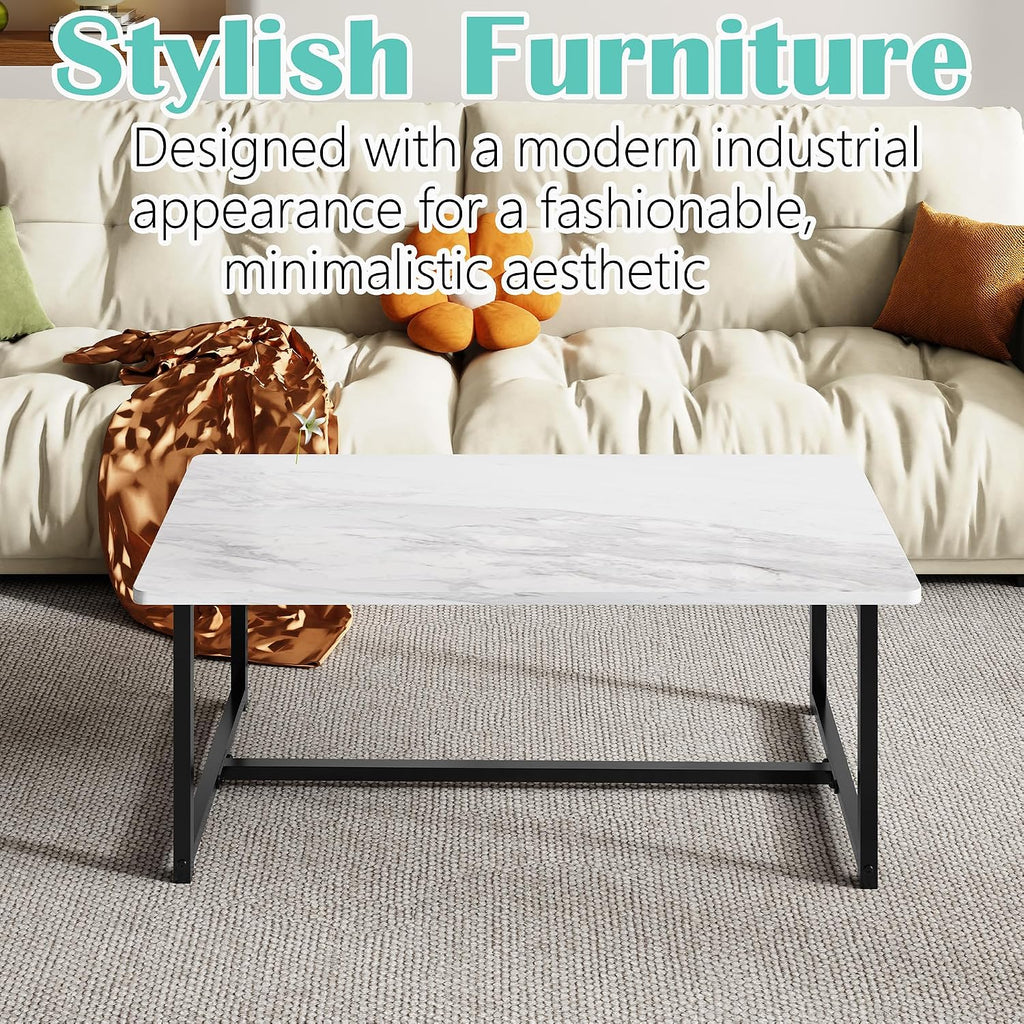 Rectangular Coffee Table with Storage