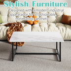 Rectangular Coffee Table with Storage